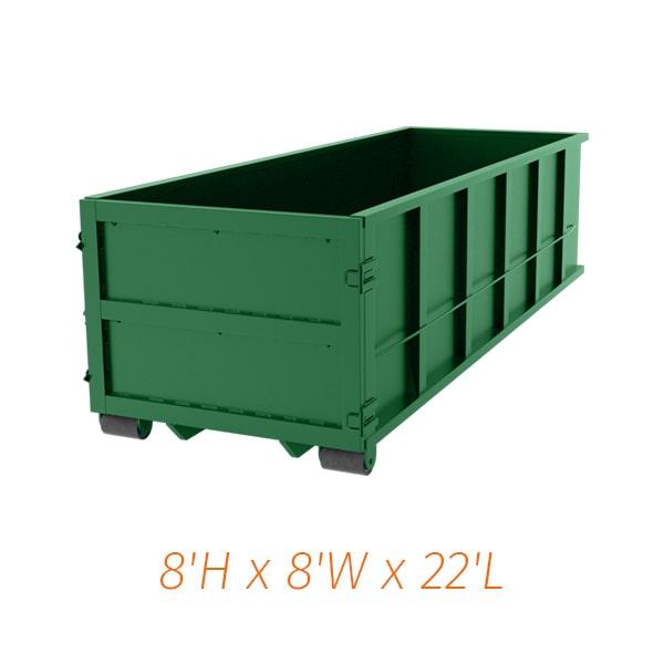 most cities require a permit to rent a 40 yard dumpster, so it's vital to check with your local municipality